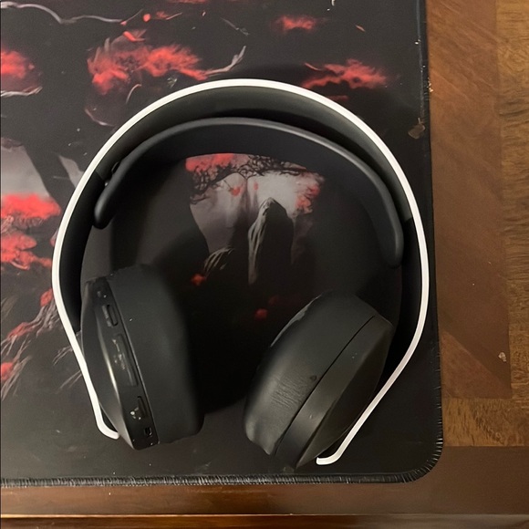 Black and White Over-Ear Headphones